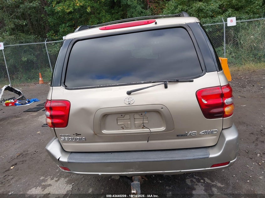 2004 Toyota Sequoia Sr5 V8 VIN: 5TDBT44A64S216318 Lot: 43440209