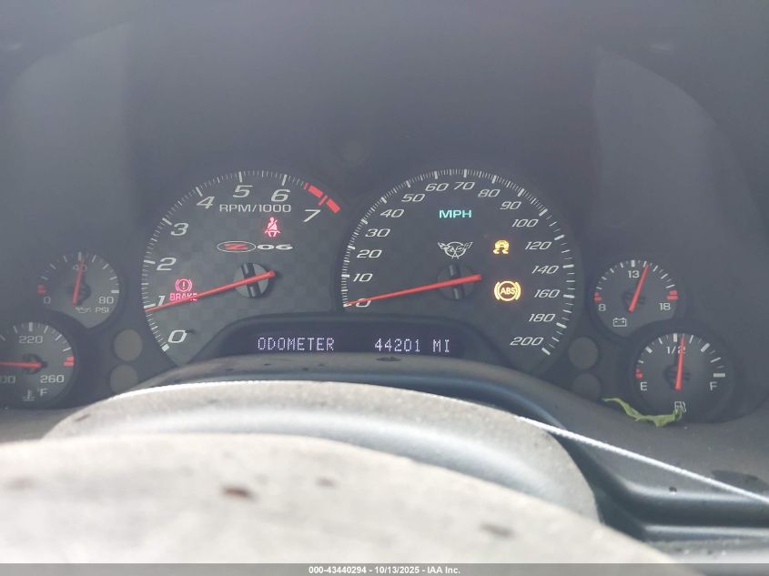 2001 Chevrolet Corvette Z06 Hardtop VIN: 1G1YY12S615116638 Lot: 43440294