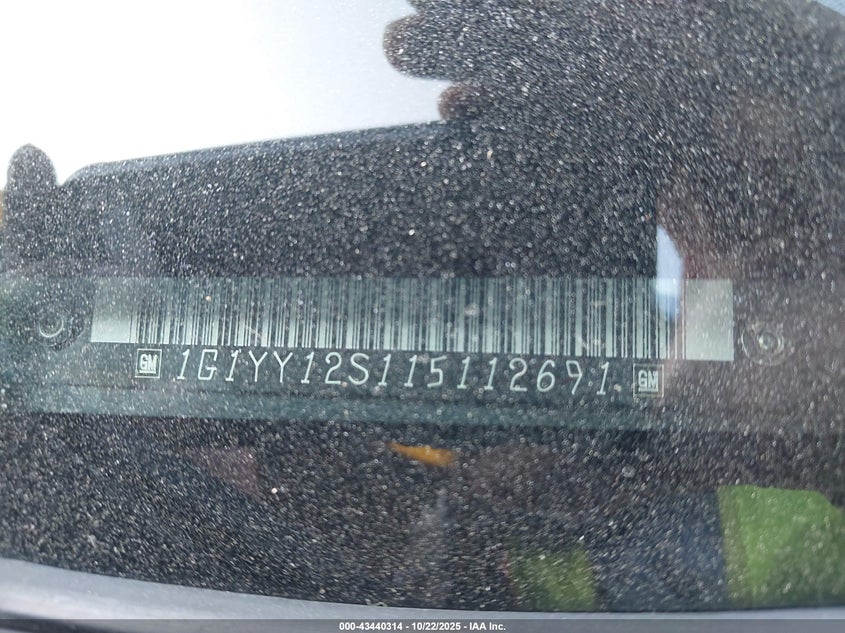 1G1YY12S115112691 2001 CHEVROLET CORVETTE photo no. 9