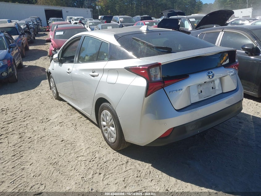 JTDKAMFU2M3152566 2021 TOYOTA PRIUS photo no. 3