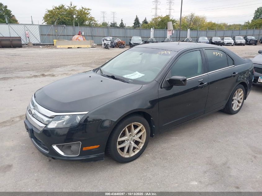 2012 Ford Fusion Sel VIN: 3FAHP0JG3CR322829 Lot: 43440397