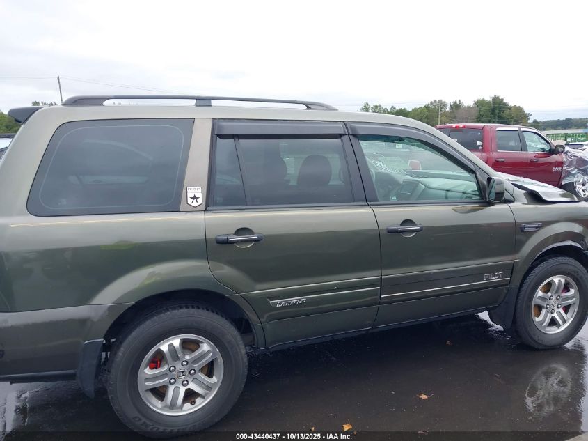 2006 Honda Pilot Lx VIN: 2HKYF18176H532958 Lot: 43440437