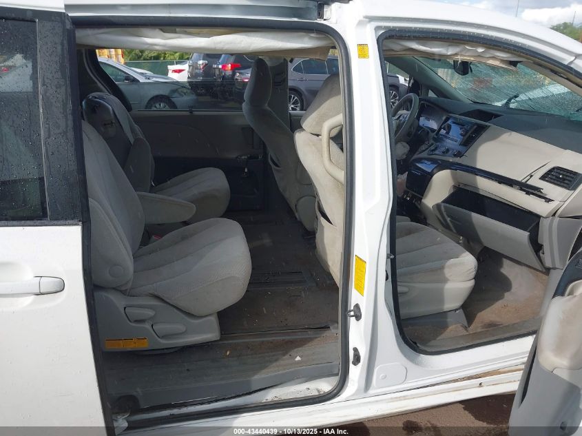 2011 Toyota Sienna Le V6/Le V6 Auto Access Seat VIN: 5TDKK3DC9BS086160 Lot: 43440439