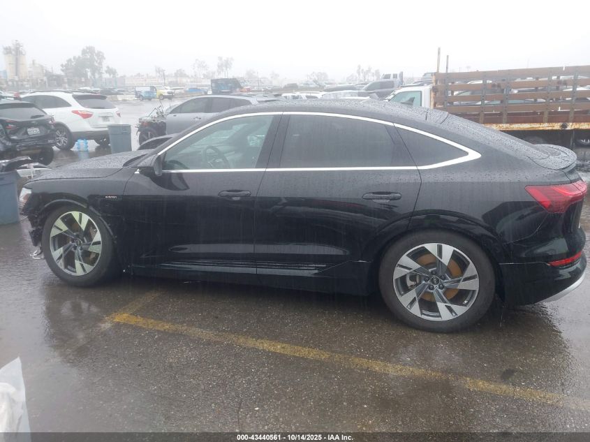 2022 Audi E-Tron Sportback Premium S Line Quattro VIN: WA11AAGE8NB027168 Lot: 43440561