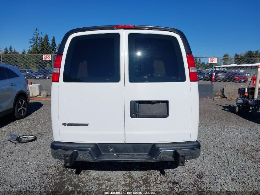 2020 Chevrolet Express Cargo Rwd 2500 Regular Wheelbase Wt VIN: 1GCWGAFG1L1254511 Lot: 43440567