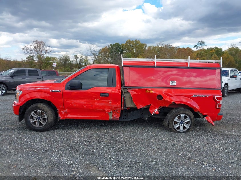 2018 Ford F-150 Xl VIN: 1FTMF1CB7JKC07350 Lot: 43440580