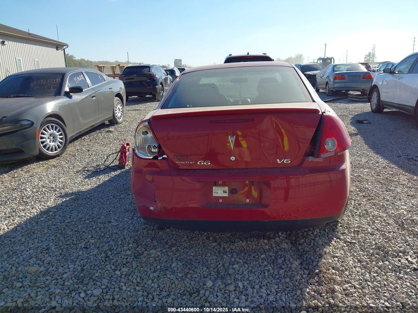 2006 Pontiac G6 VIN: 1G2ZG558364184872 Lot: 43440600