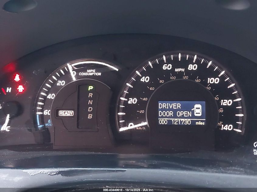 2007 Toyota Camry Hybrid VIN: JTNBB46K973005592 Lot: 43440618