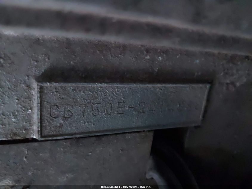 1975 Honda Cb750 VIN: CB750E2414888 Lot: 43440641