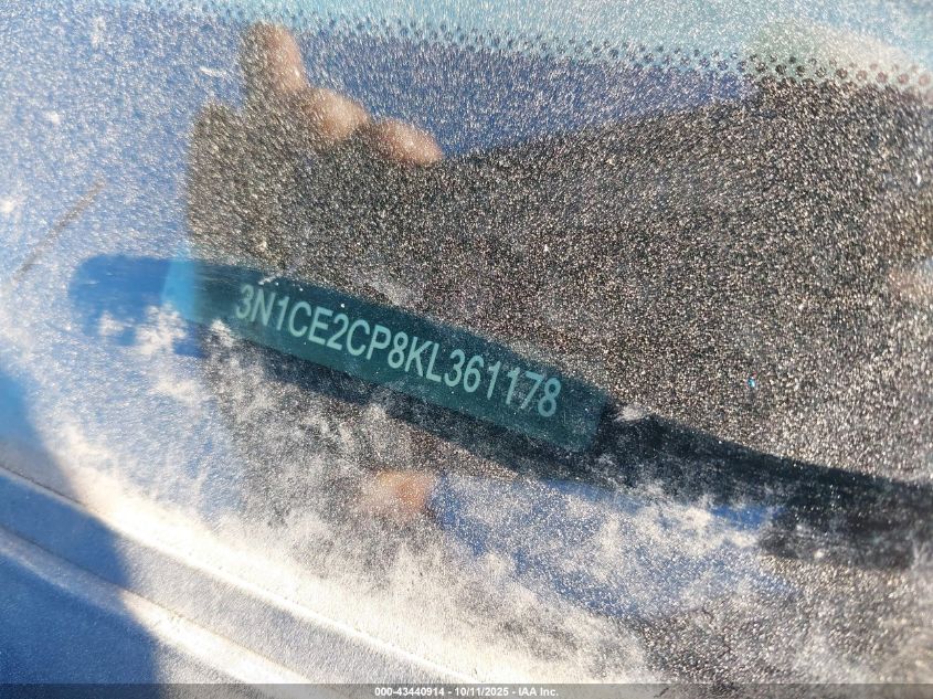 2019 Nissan Versa Note Sv VIN: 3N1CE2CP8KL361178 Lot: 43440914