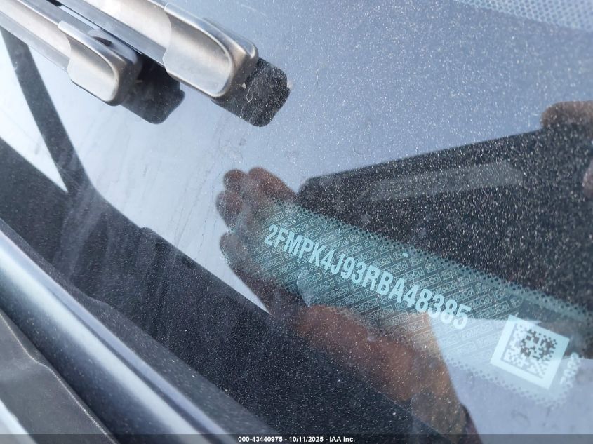 2024 Ford Edge Sel VIN: 2FMPK4J93RBA48385 Lot: 43440975