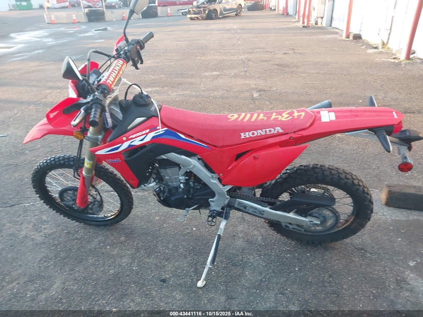 2022 Honda Crf450 Rl VIN: JH2PD111XNK302429 Lot: 43441116