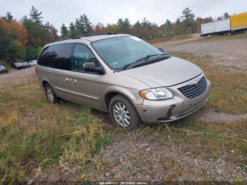 2003 Chrysler Town & Country Lxi gold van gasoline 2C8GP54L93R372831 photo #1