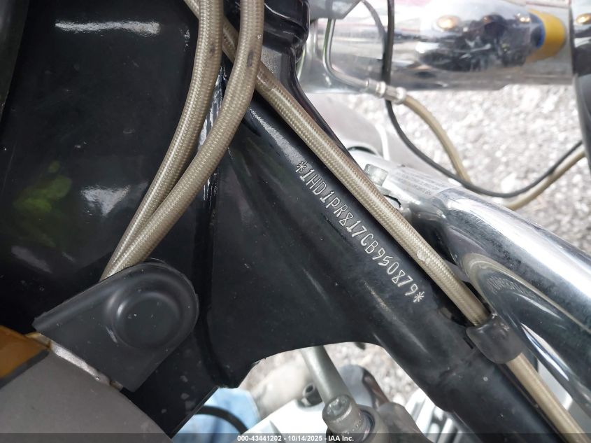 2012 Harley-Davidson Flhtcuse7 Cvo Ultra Cls Electra Gld VIN: 1HD1PR817CB950879 Lot: 43441202