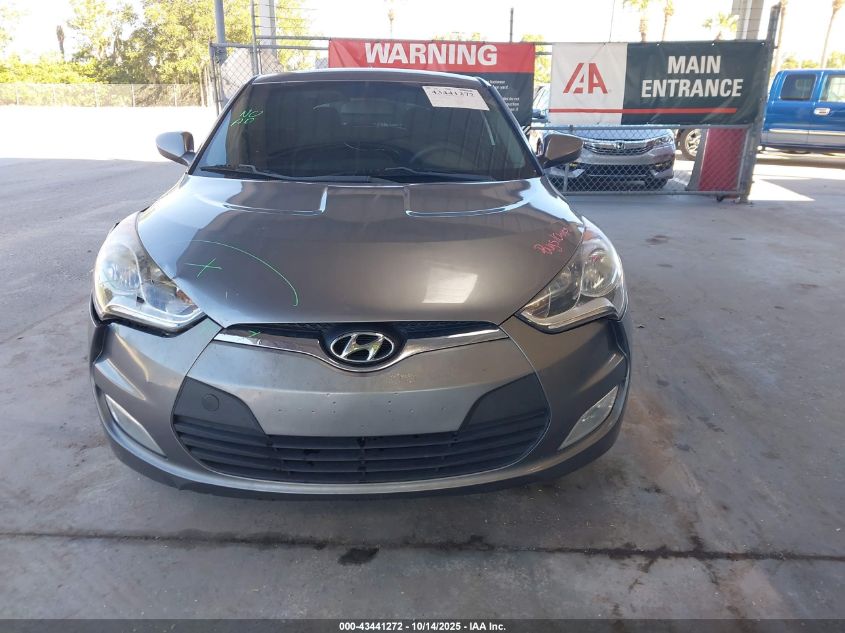 2017 Hyundai Veloster VIN: KMHTC6AD4HU309804 Lot: 43441272