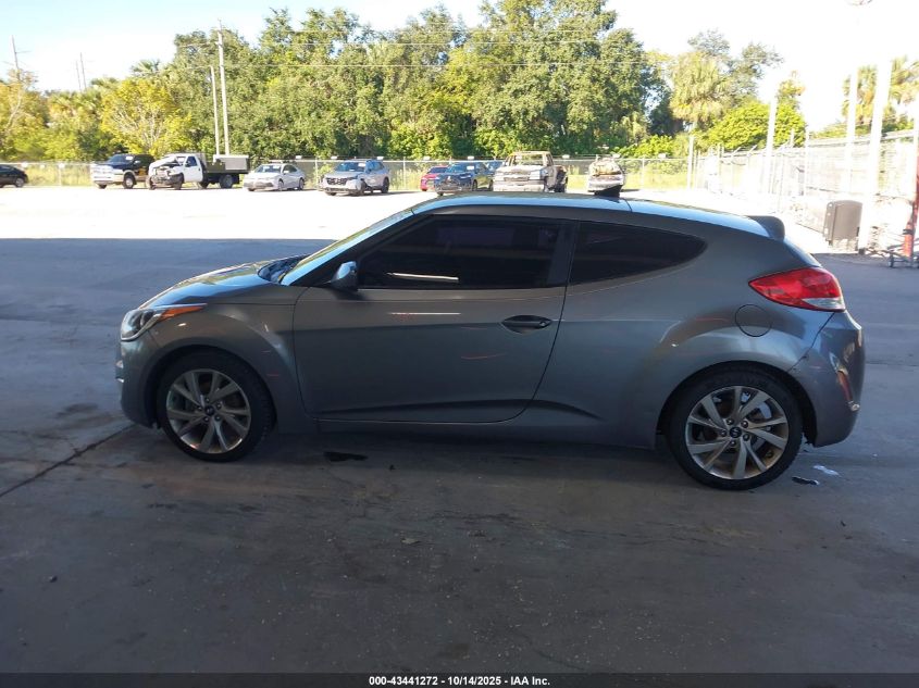 2017 Hyundai Veloster VIN: KMHTC6AD4HU309804 Lot: 43441272