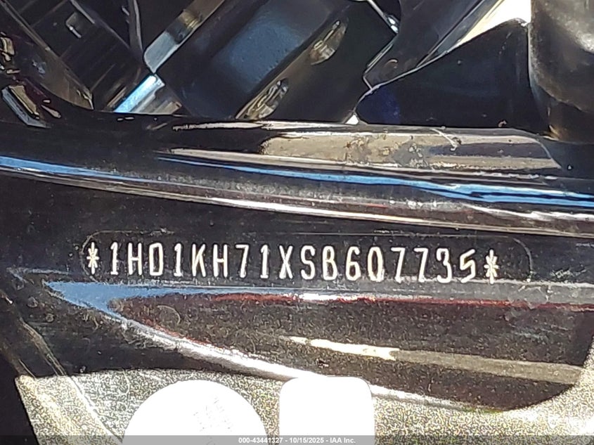 2025 Harley-Davidson Fltrx VIN: 1HD1KH71XSB607735 Lot: 43441327