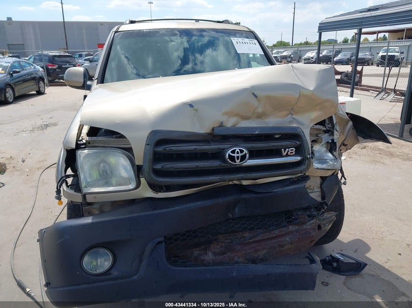 2003 Toyota Sequoia Sr5 V8 VIN: 5TDZT34A23S175970 Lot: 43441334