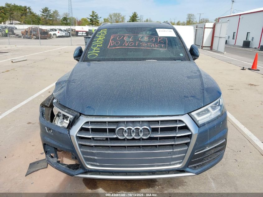 2018 Audi Q5 2.0T Premium/2.0T Tech Premium VIN: WA1BNAFY6J2206226 Lot: 43441340