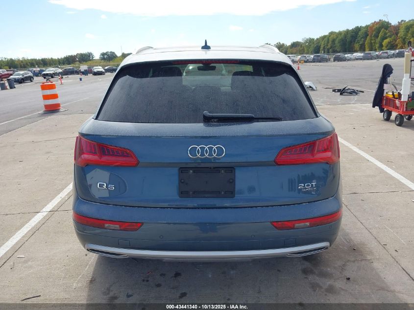 2018 Audi Q5 2.0T Premium/2.0T Tech Premium VIN: WA1BNAFY6J2206226 Lot: 43441340