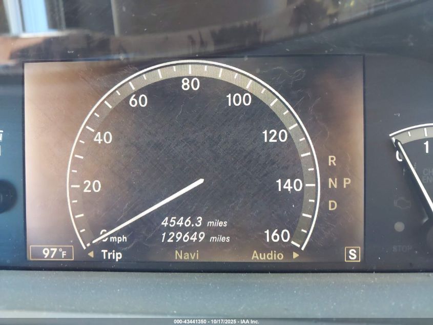 2007 Mercedes-Benz S 550 VIN: WDDNG71X37A044817 Lot: 43441350