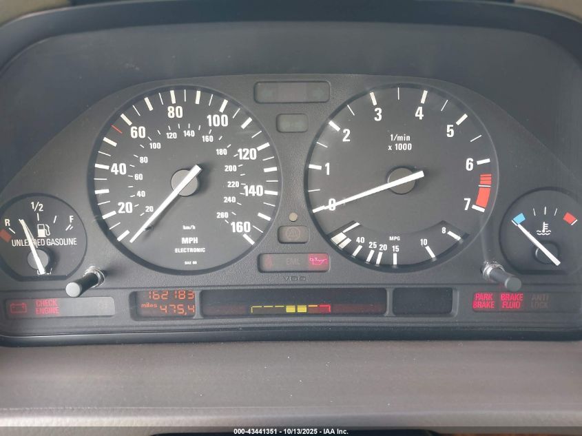 1993 BMW 525 I VIN: WBAHD5310PGB36123 Lot: 43441351