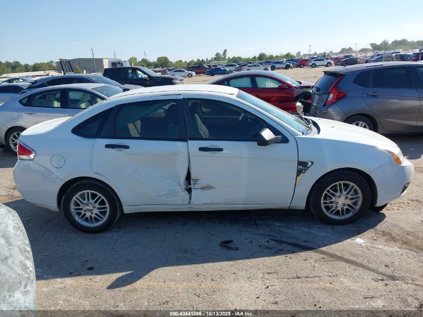 2008 Ford Focus Se/Ses VIN: 1FAHP35N68W179308 Lot: 43441386