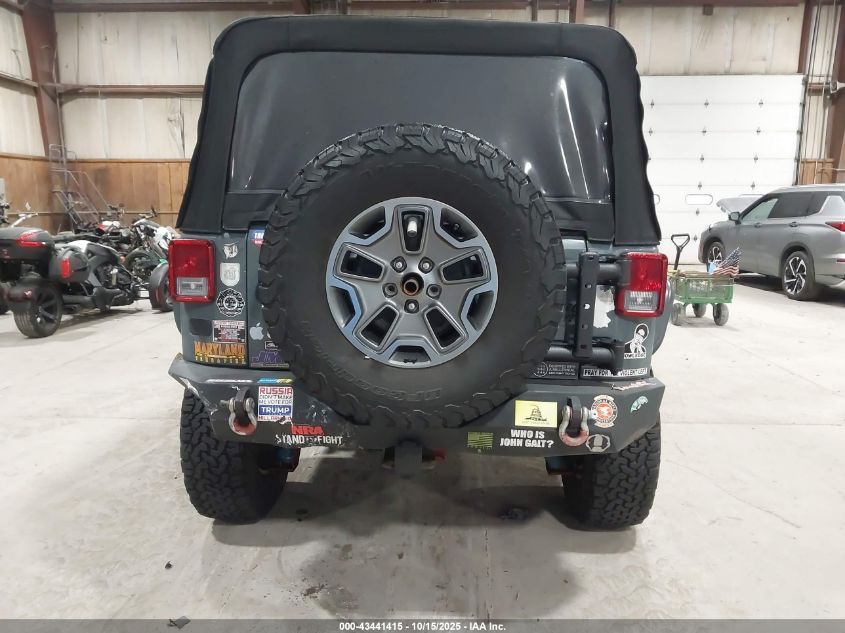 2015 Jeep Wrangler Unlimited Rubicon VIN: 1C4HJWFG5FL607431 Lot: 43441415