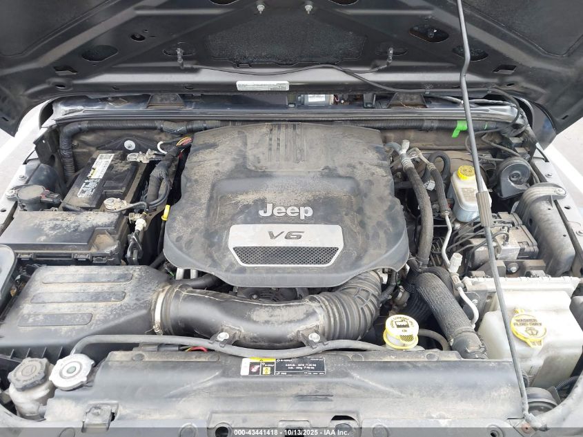 2018 Jeep Wrangler Jk Unlimited Sport S 4X4 VIN: 1C4BJWDG9JL896315 Lot: 43441418