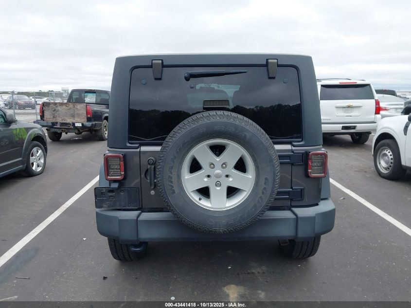 2018 Jeep Wrangler Jk Unlimited Sport S 4X4 VIN: 1C4BJWDG9JL896315 Lot: 43441418