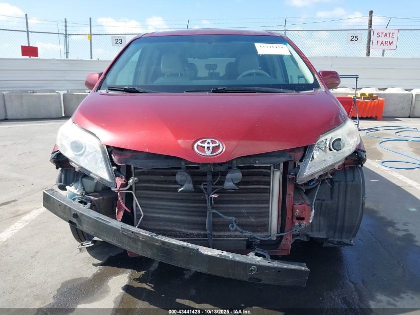 2014 Toyota Sienna Xle V6 8 Passenger VIN: 5TDYK3DC8ES433024 Lot: 43441428