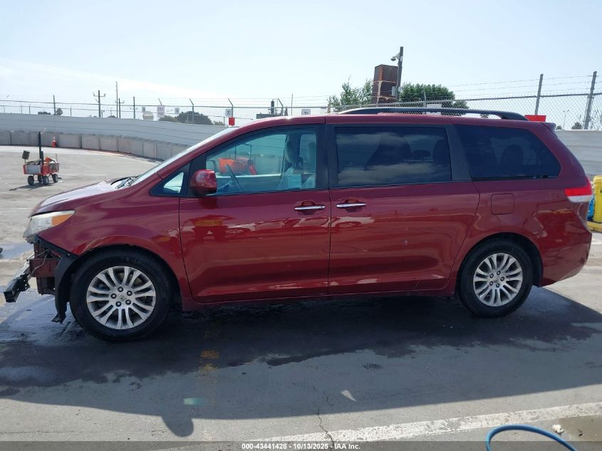 2014 Toyota Sienna Xle V6 8 Passenger VIN: 5TDYK3DC8ES433024 Lot: 43441428