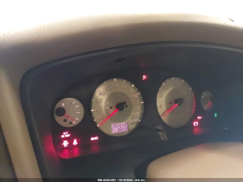 2001 Nissan Pathfinder Se VIN: JN8DR09Y31W570903 Lot: 43441491