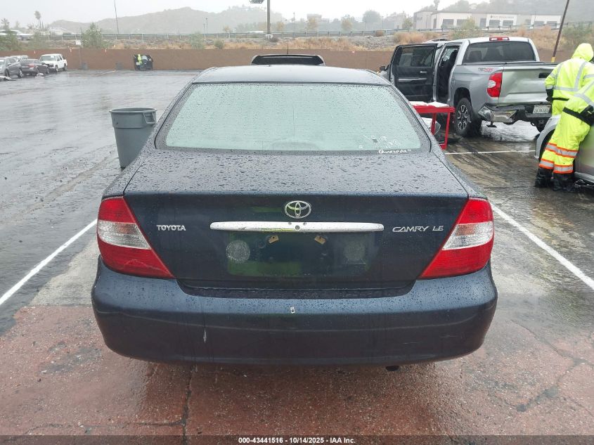 2004 Toyota Camry Le VIN: 4T1BE32K44U287881 Lot: 43441516