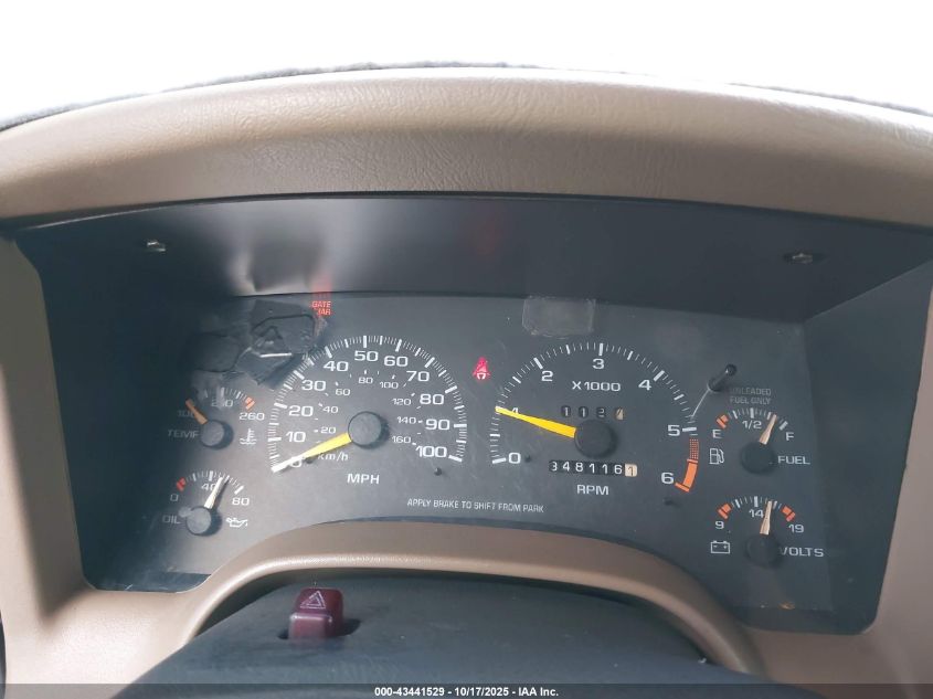 1997 Oldsmobile Bravada VIN: 1GHDT13WXV2725030 Lot: 43441529