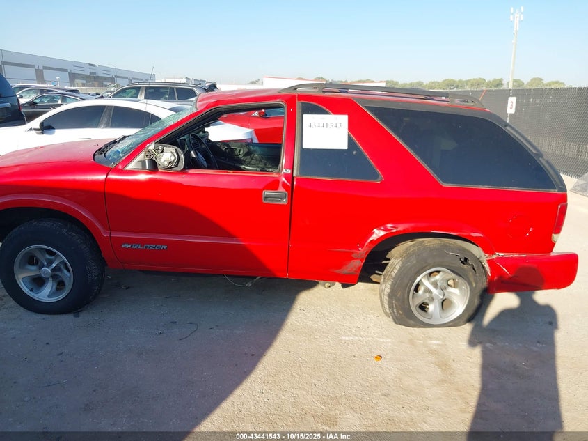 2003 Chevrolet Blazer Ls VIN: 1GNCS18XX3K101366 Lot: 43441543