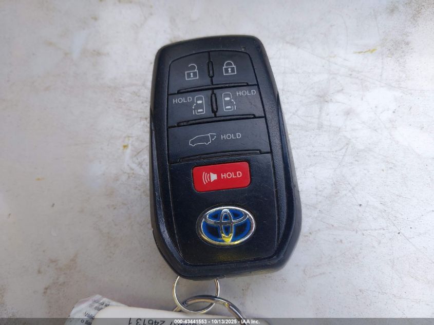 2021 Toyota Sienna Xle VIN: 5TDJRKEC3MS037460 Lot: 43441553