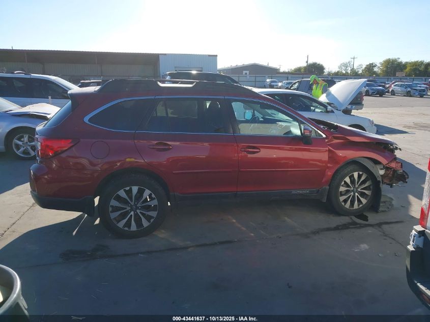 2017 Subaru Outback 3.6R Limited VIN: 4S4BSENC1H3429088 Lot: 43441637