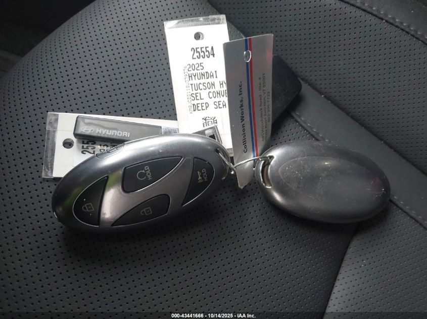 2025 Hyundai Tucson Hybrid Sel Convenience VIN: KM8JCDD11SU379376 Lot: 43441666