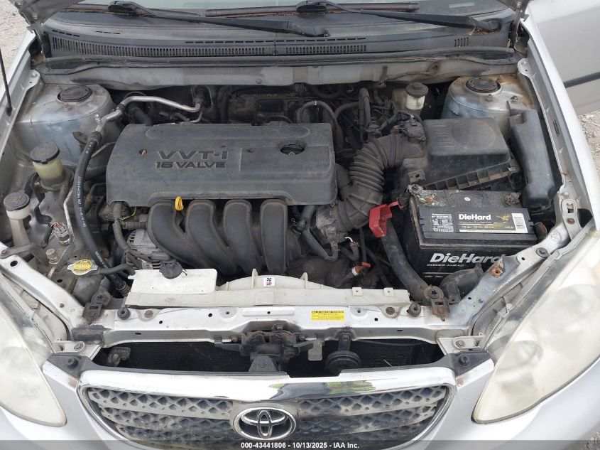 2006 Toyota Corolla Ce VIN: JTDBR32EX60087181 Lot: 43441806