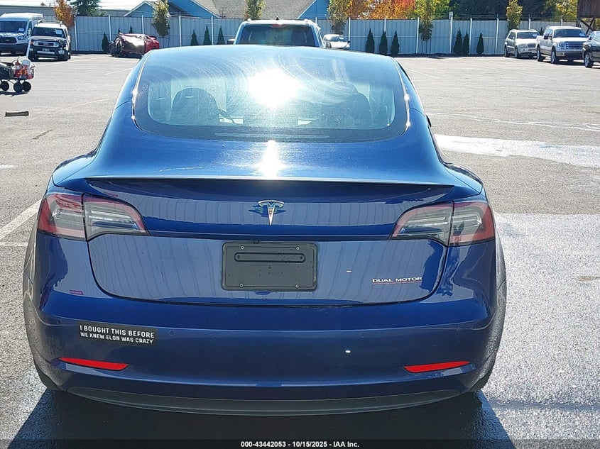 2021 Tesla Model 3 Performance Dual Motor All-Wheel Drive VIN: 5YJ3E1EC4MF030861 Lot: 43442053