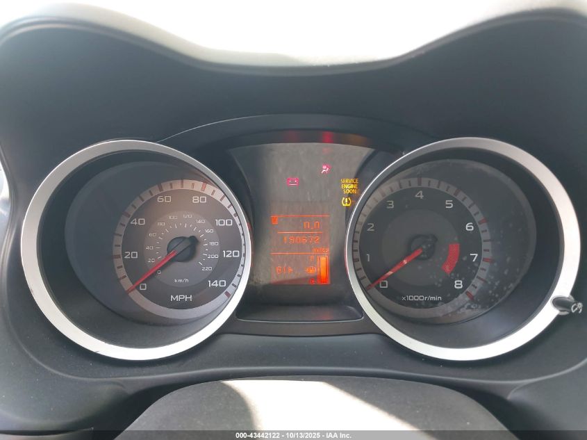 2009 Mitsubishi Lancer Es/Es-Sport VIN: JA3AU26U99U034862 Lot: 43442122