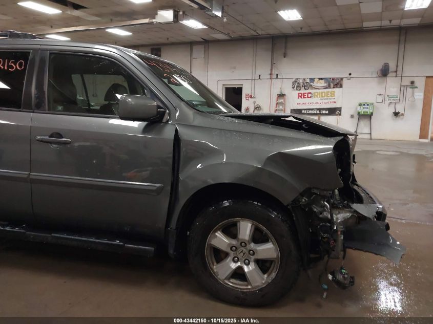 2009 Honda Pilot Ex-L VIN: 5FNYF48539B002123 Lot: 43442150