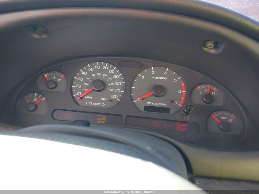 2000 Ford Mustang VIN: 1FAFP404XYF150146 Lot: 43442212