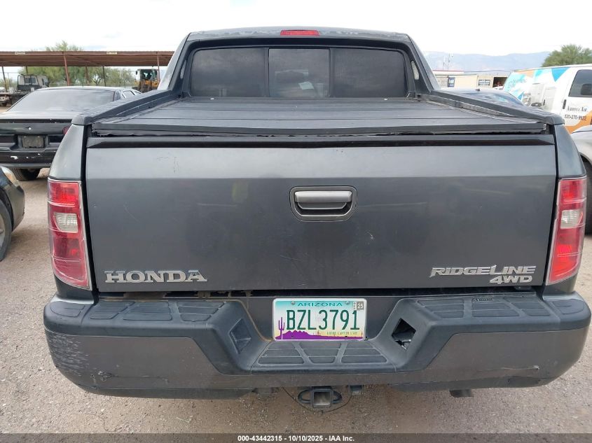 2010 Honda Ridgeline Rtl VIN: 5FPYK1F58AB013272 Lot: 43442315