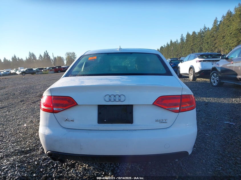 2009 Audi A4 2.0T Premium VIN: WAUSF78K99N037566 Lot: 43442323