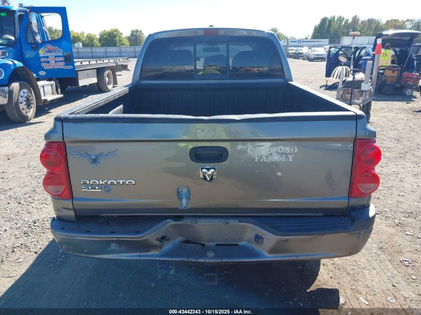 2007 Dodge Dakota Slt VIN: 1D7HE48K57S186379 Lot: 43442343