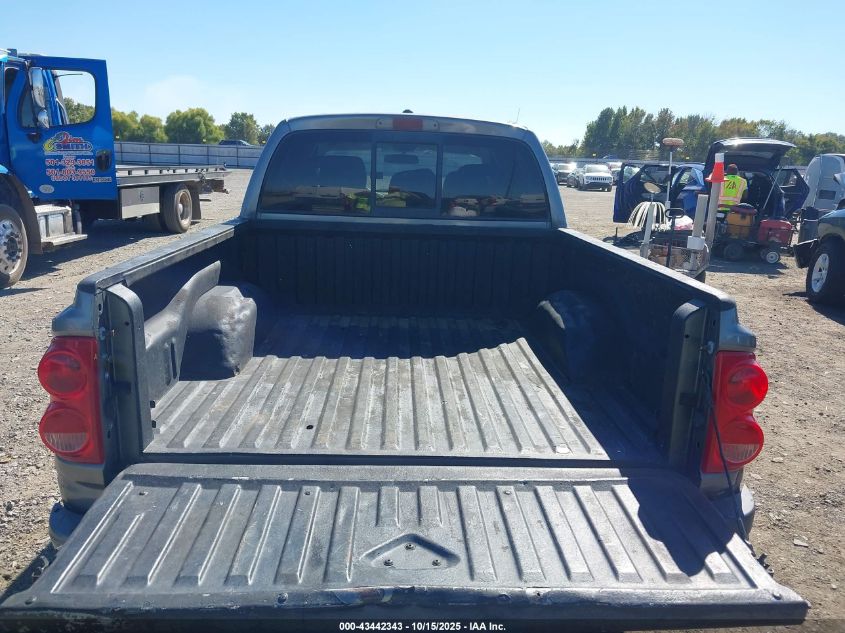 2007 Dodge Dakota Slt VIN: 1D7HE48K57S186379 Lot: 43442343