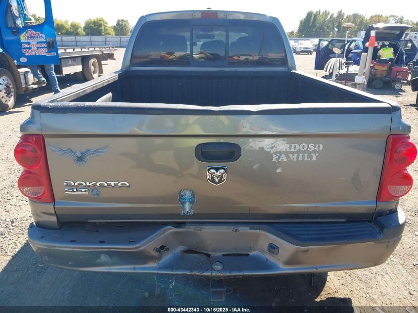 2007 Dodge Dakota Slt VIN: 1D7HE48K57S186379 Lot: 43442343