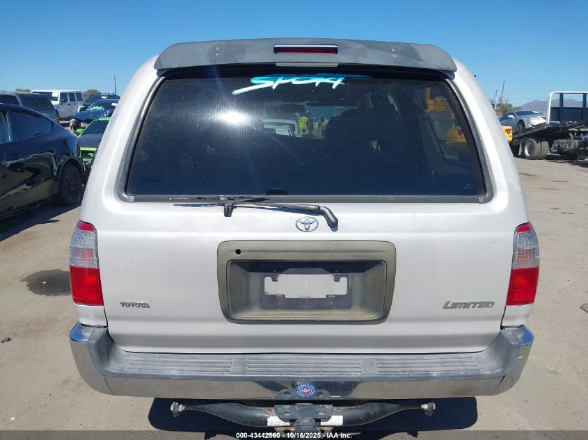 1998 Toyota 4Runner Limited VIN: JT3HN87R6W9018325 Lot: 43442560